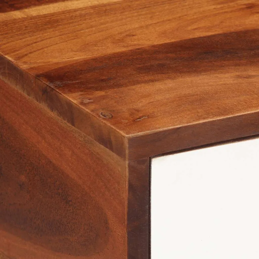 Table d'appoint 45x30x45 cm bois massif d'acacia - 7