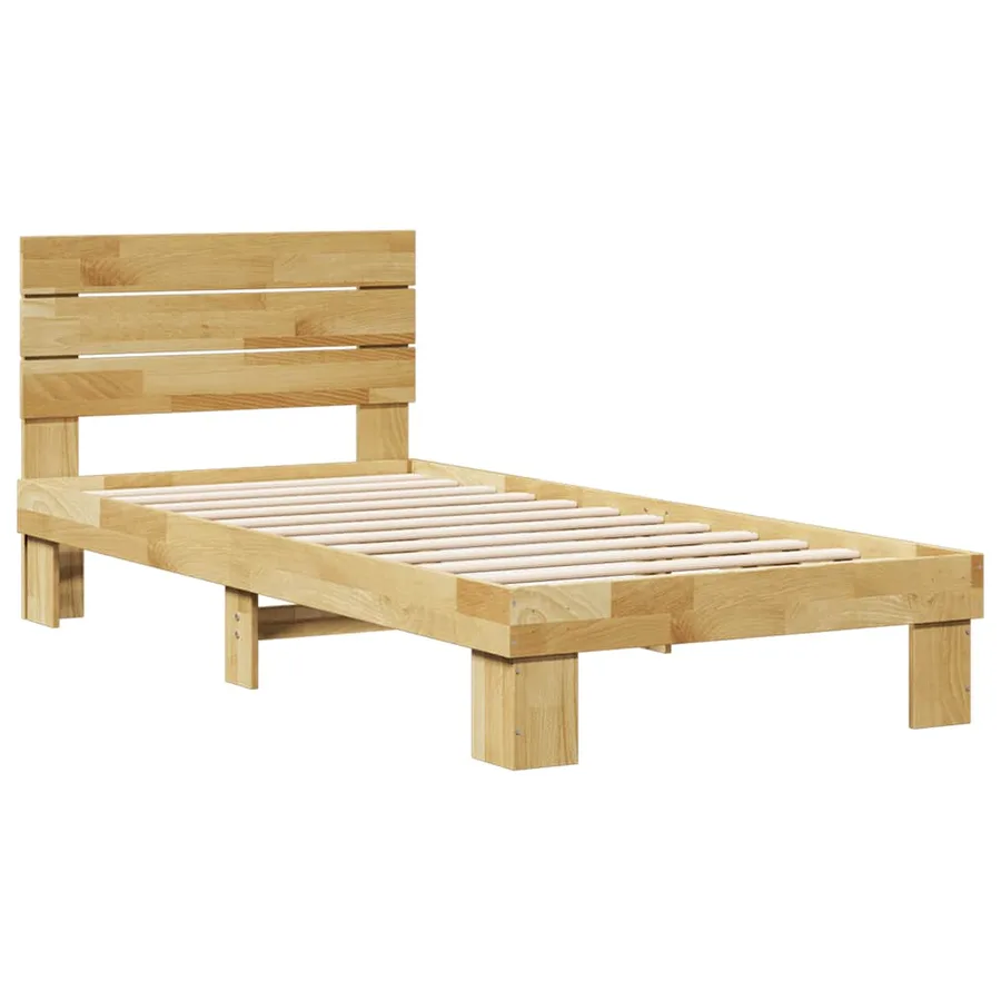 Cadre de lit avec tête de lit sans matelas 75 x 190 cm - 3