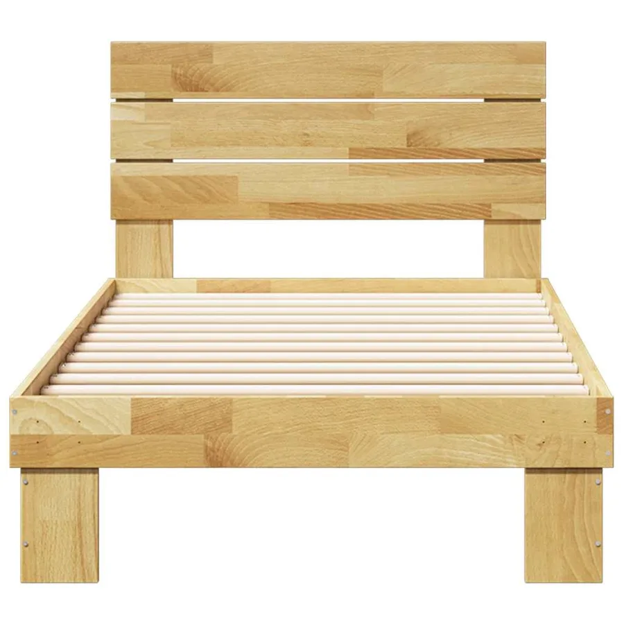 Cadre de lit avec tête de lit sans matelas 75 x 190 cm - 6