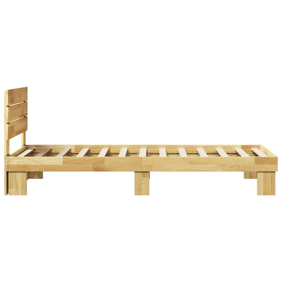 Cadre de lit avec tête de lit sans matelas 75 x 190 cm - 7