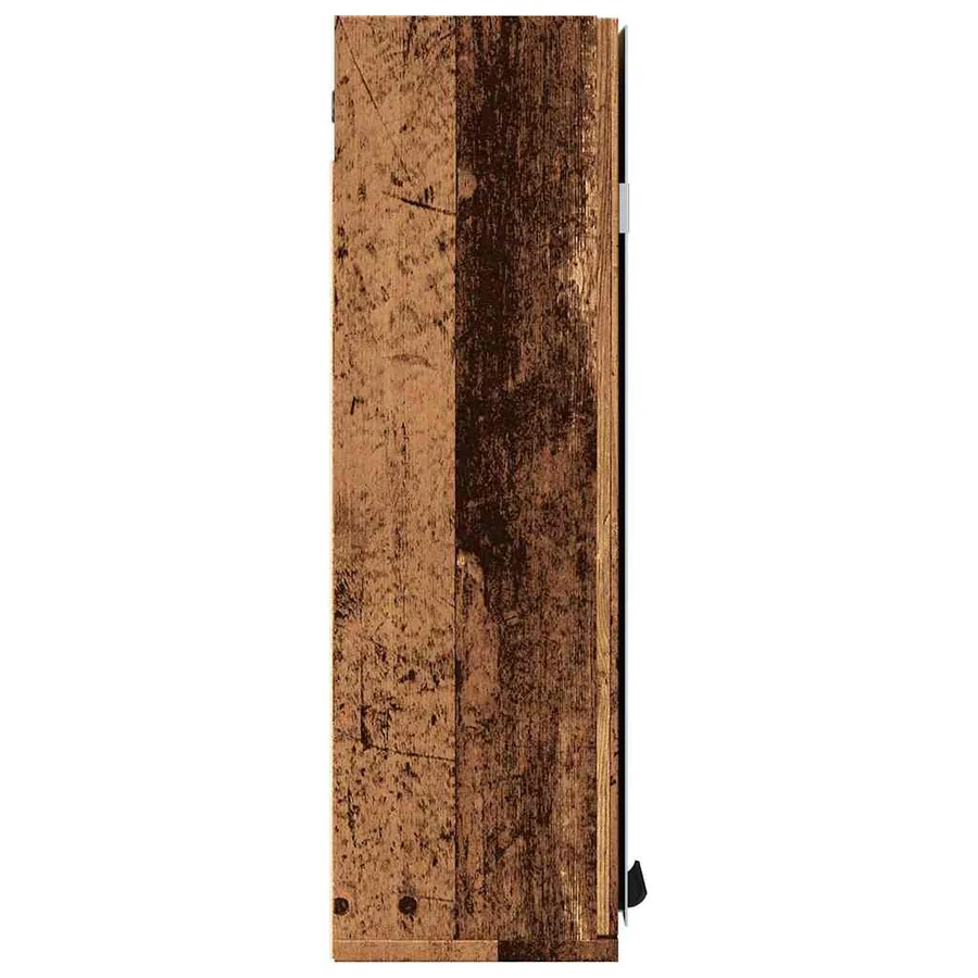 Armoire à miroir de salle de bain vieux bois 64x20x66,5 cm - 5