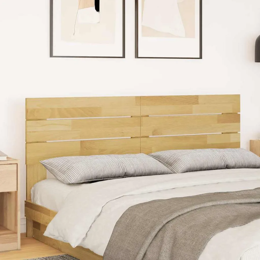 Tête de lit 135 cm en bois massif de chêne - 3