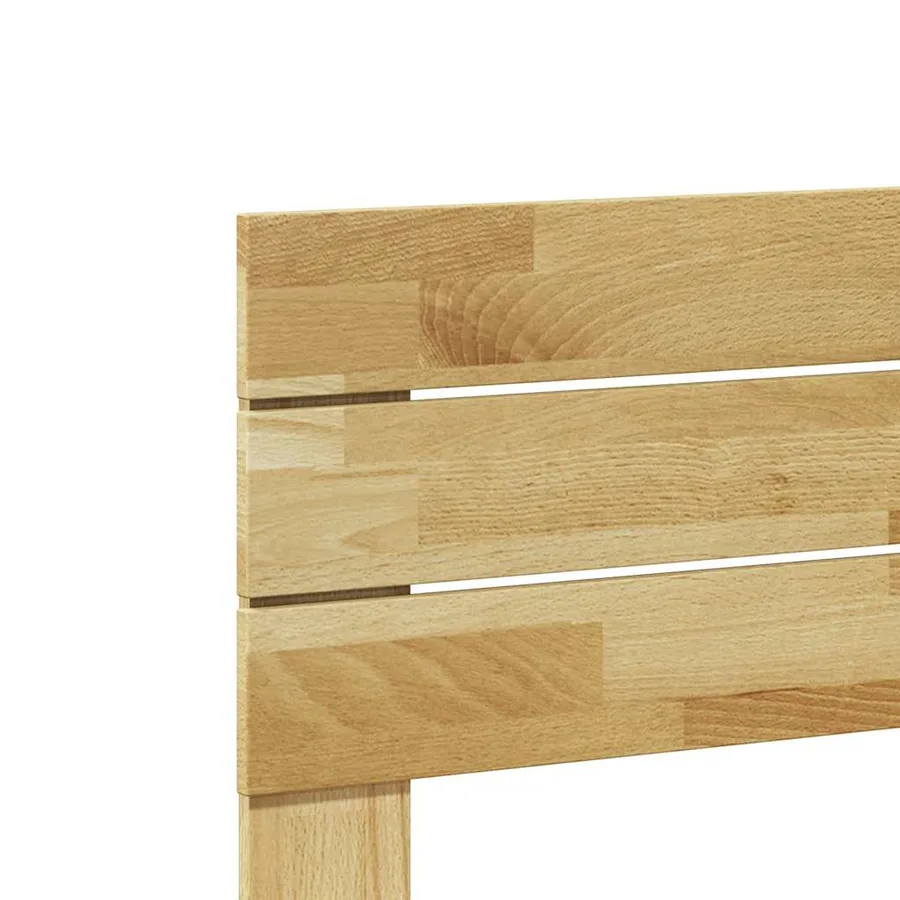 Tête de lit 135 cm en bois massif de chêne - 7