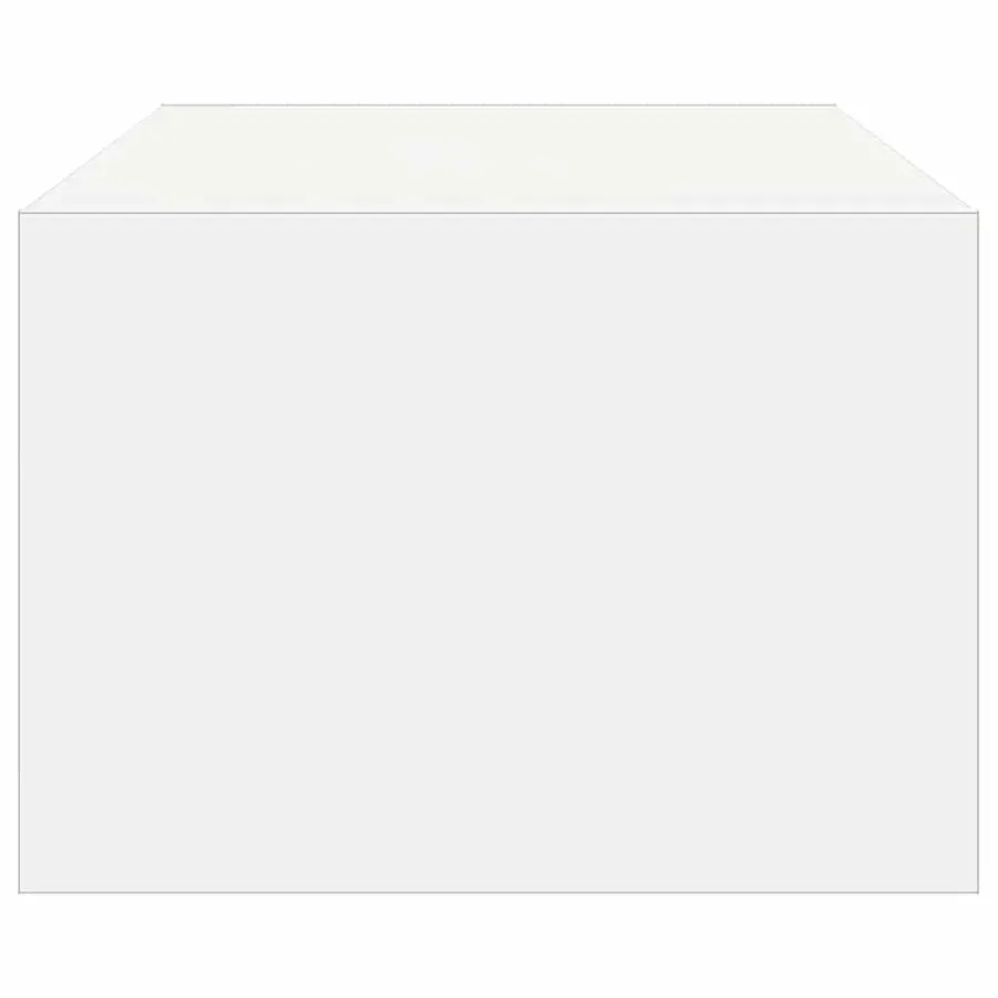 Meuble TV avec lumières LED blanc 100X35,5x25 cm - 8