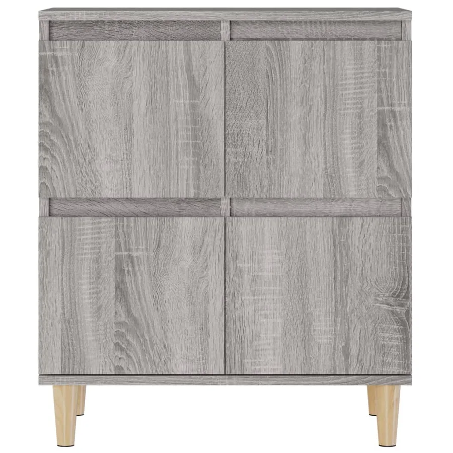 Buffets 2 pcs sonoma gris 60x35x70 cm bois d'ingénierie - 8