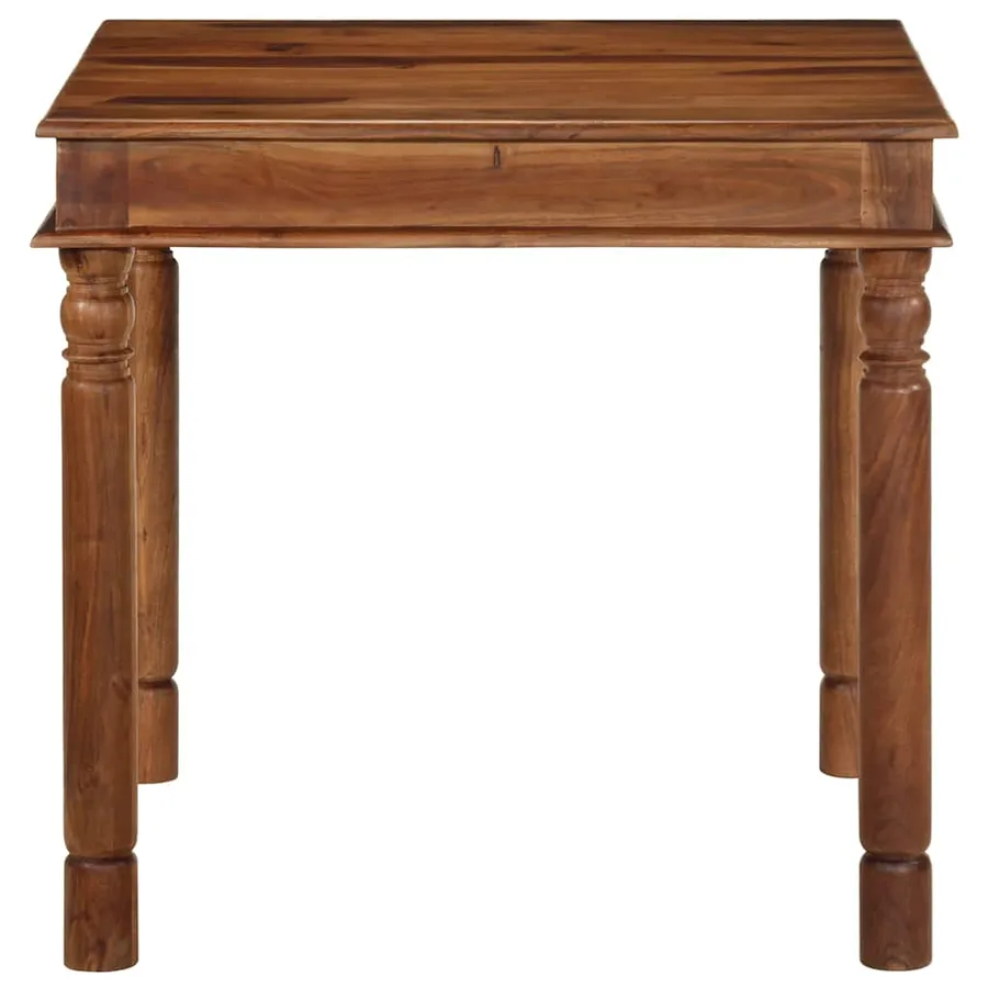 Table à manger 80x80x77 cm bois d'acacia solide - 2