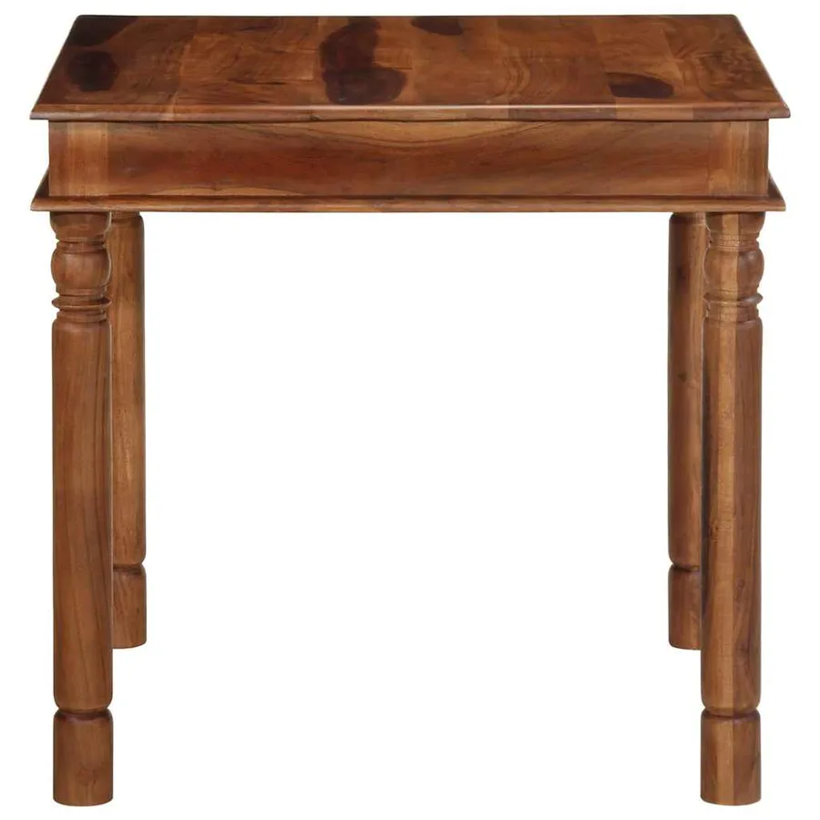 Table à manger 80x80x77 cm bois d'acacia solide - 3