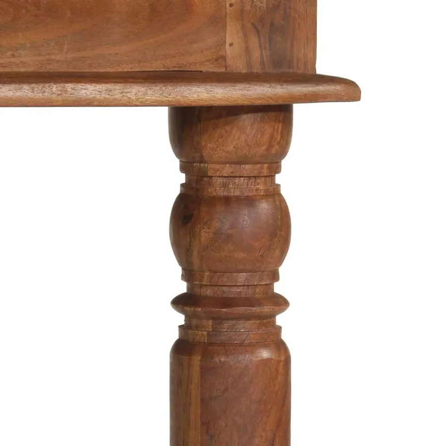 Table à manger 80x80x77 cm bois d'acacia solide - 7