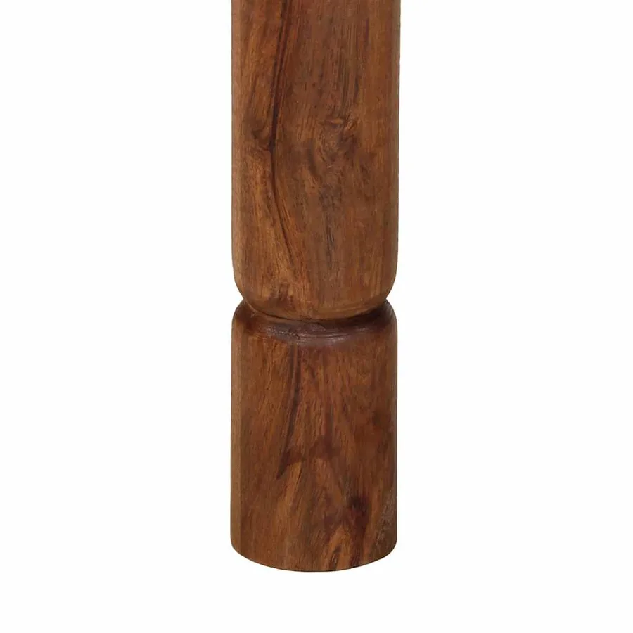 Table à manger 80x80x77 cm bois d'acacia solide - 8