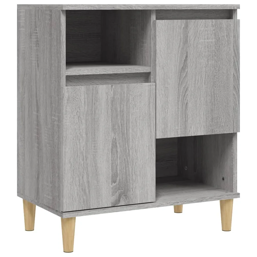 Buffets 3 pcs sonoma gris 60x35x70 cm bois d'ingénierie - 5