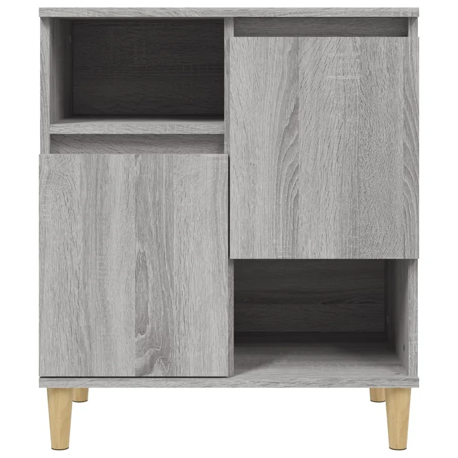 Buffets 3 pcs sonoma gris 60x35x70 cm bois d'ingénierie - 6