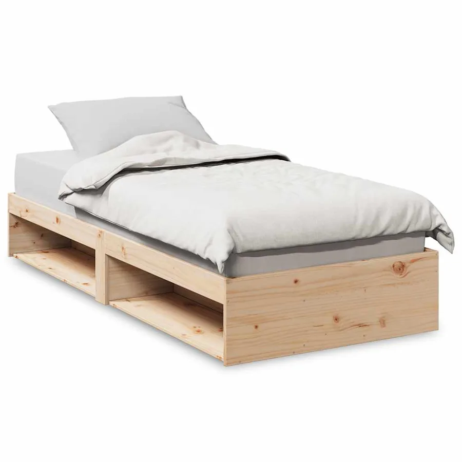 Lit de jour sans matelas 90x190 cm bois de pin massif - 2
