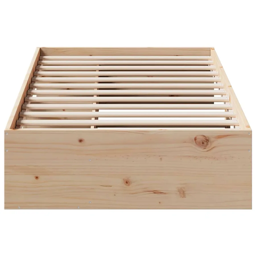 Lit de jour sans matelas 90x190 cm bois de pin massif - 5