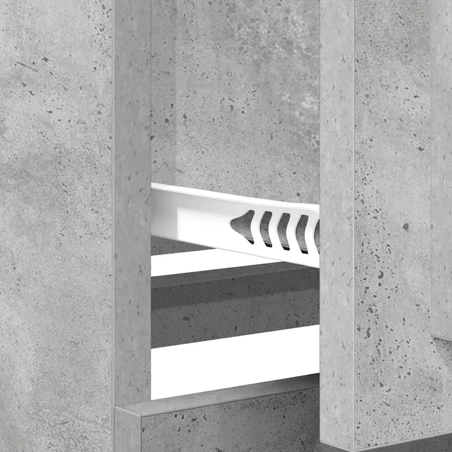 Buffets 3 pcs gris béton bois d'ingénierie - 6