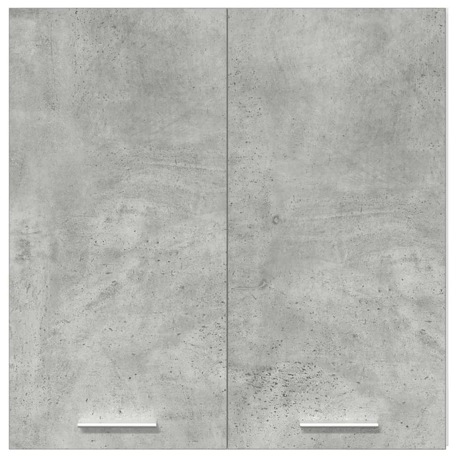Armoire murale cuisine gris béton 60x31x60 cm bois d'ingénierie - 6