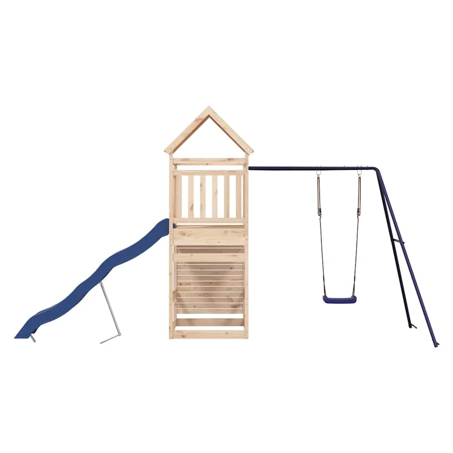 Aire de jeux d'extérieur bois de pin massif - 6