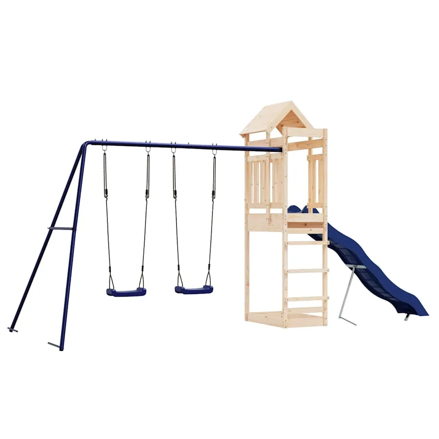 Aire de jeux d'extérieur bois de pin massif - 2