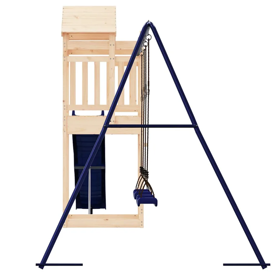 Aire de jeux d'extérieur bois de pin massif - 5