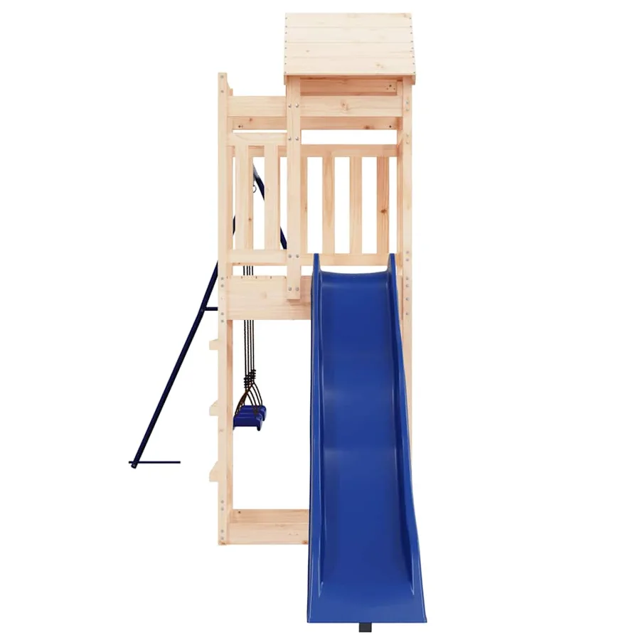 Aire de jeux d'extérieur bois de pin massif - 6