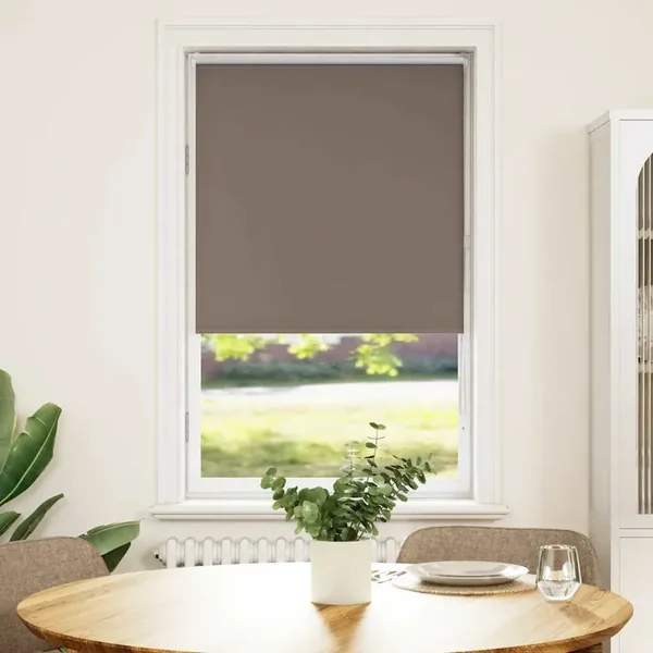 Store enrouleur occultant café 70x150cm largeur du tissu 65,7cm