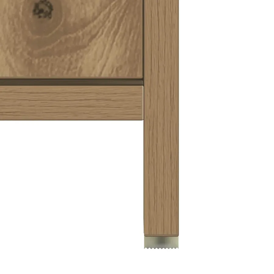 Armoire lavabo de salle de bain chêne artisanal 60x33x60 cm - 12