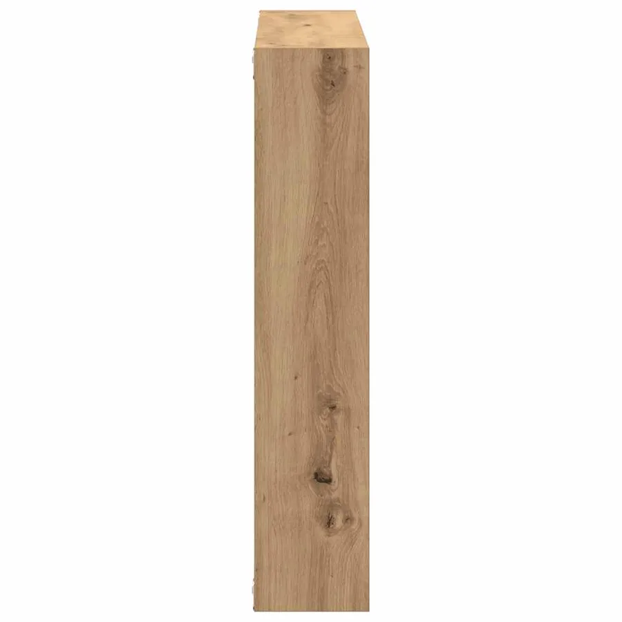 Étagère murale chêne artisanal 90x16x78 cm bois d'ingénierie - 5