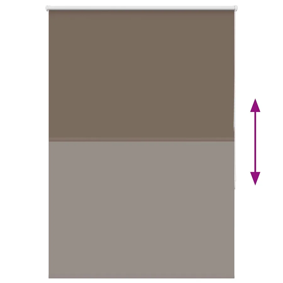 Store enrouleur occultant café 105x130cm largeur du tissu - 5