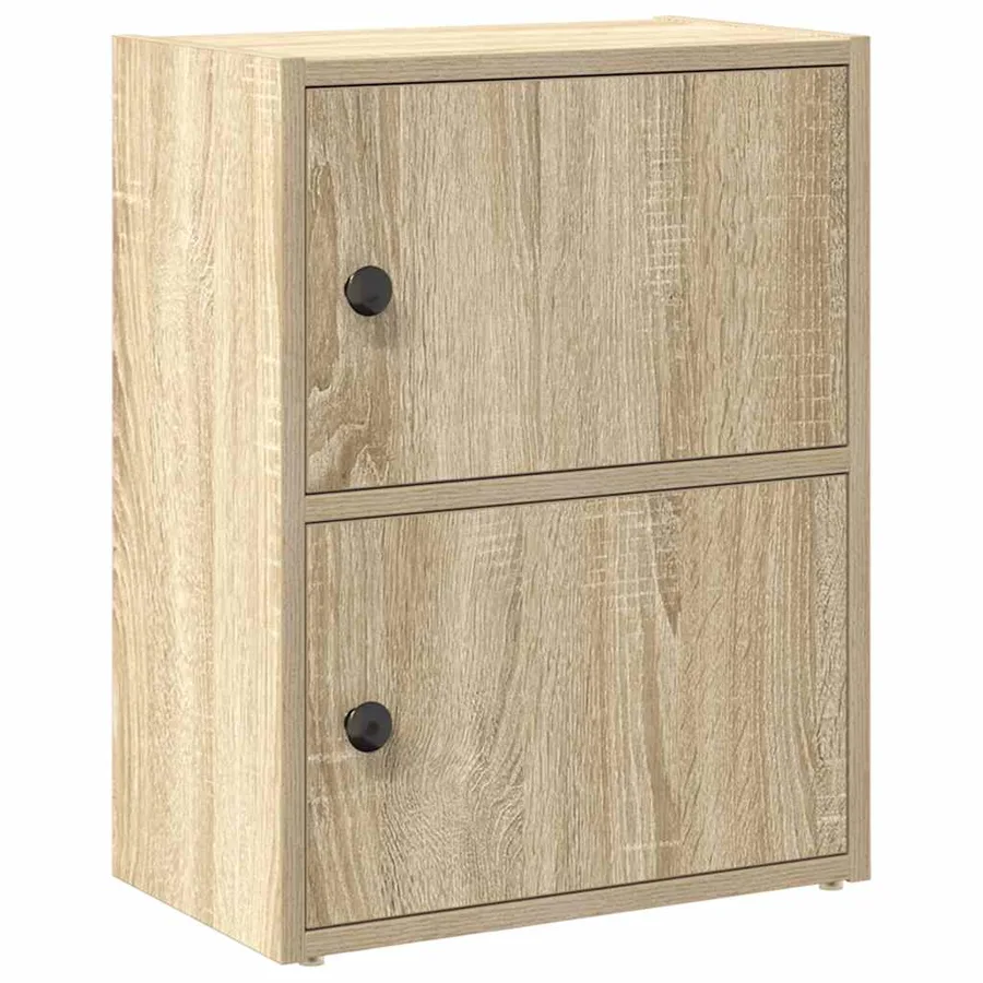 Bibliothèque chêne sonoma 40x24x52 cm bois d'ingénierie - 2