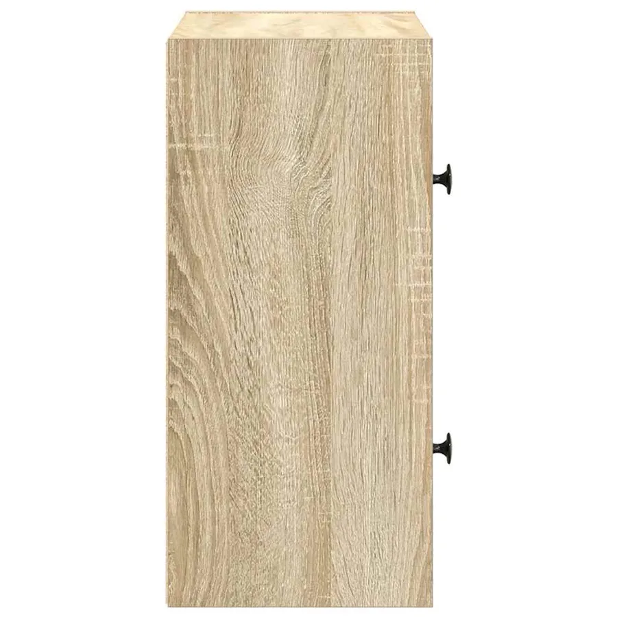 Bibliothèque chêne sonoma 40x24x52 cm bois d'ingénierie - 6