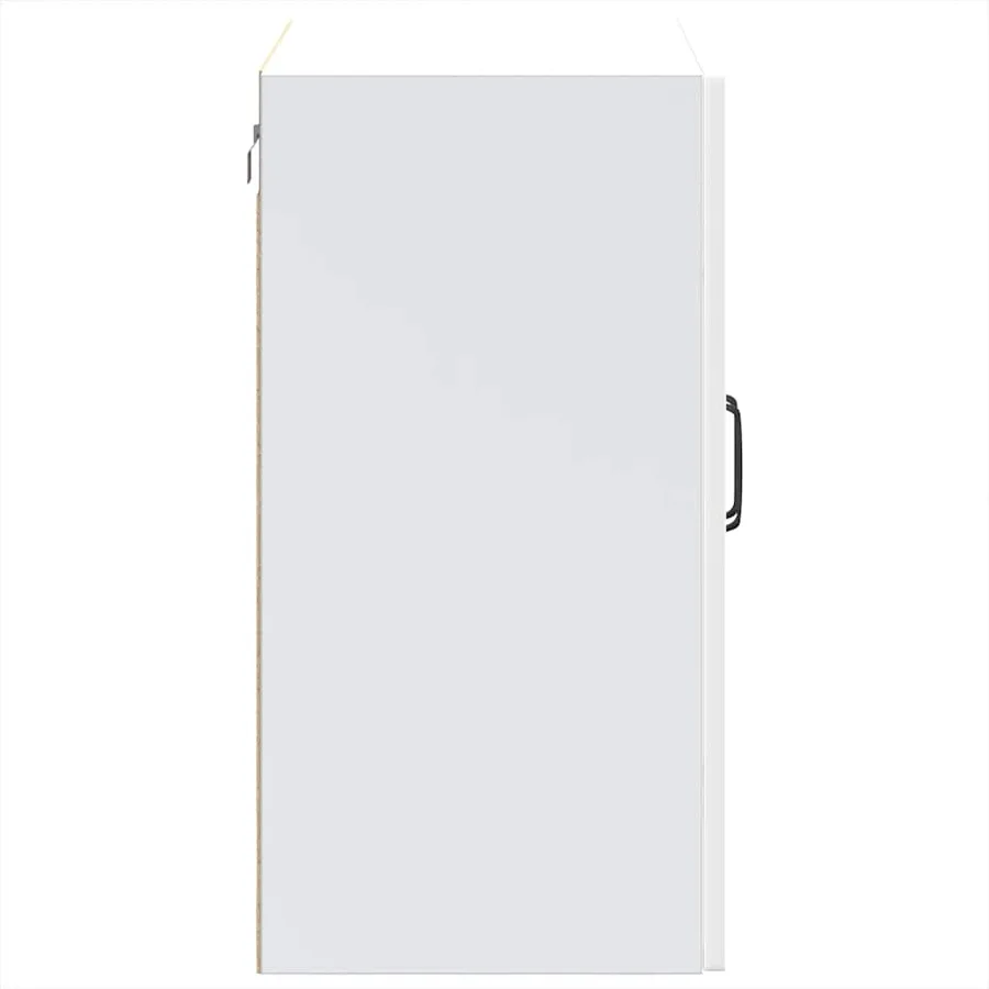 Armoire murale de cuisine avec porte en verre Kalmar blanc - 7