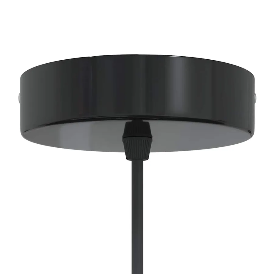 Lampe suspendue réglable hauteur E27 bleu foncé Ø 22 cm métal - 7