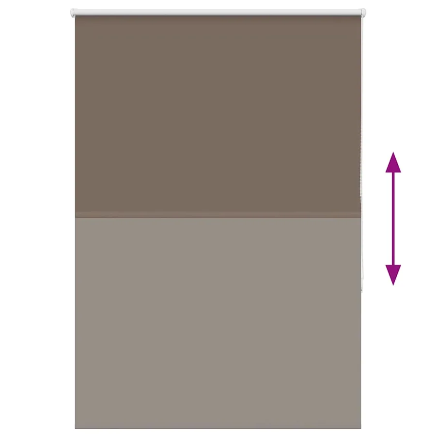 Store enrouleur occultant café 110x175cm largeur du tissu - 5