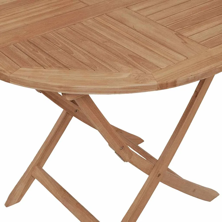 Ensemble à manger de jardin 5 pcs Bois de teck massif - 7