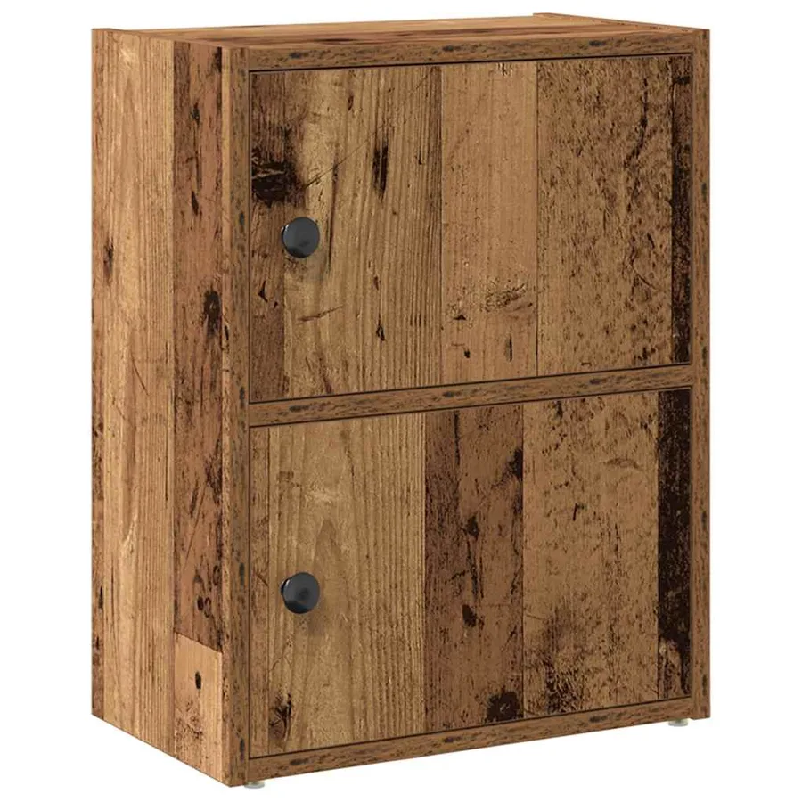 Bibliothèque vieux bois 40x24x52 cm bois d'ingénierie - 2