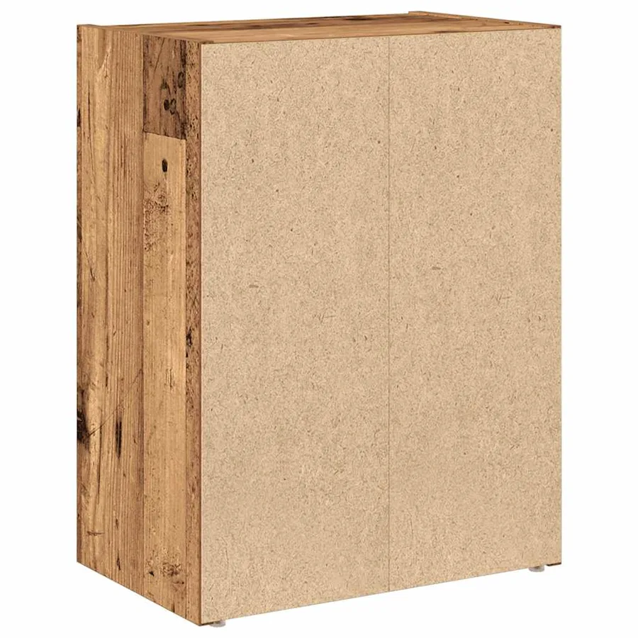 Bibliothèque vieux bois 40x24x52 cm bois d'ingénierie - 7