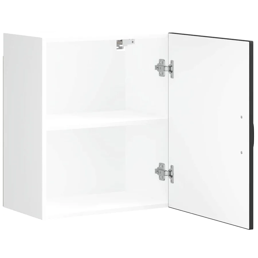 Armoires murales de cuisine 2 pcs Kalmar en bois d'ingénierie noir - 7