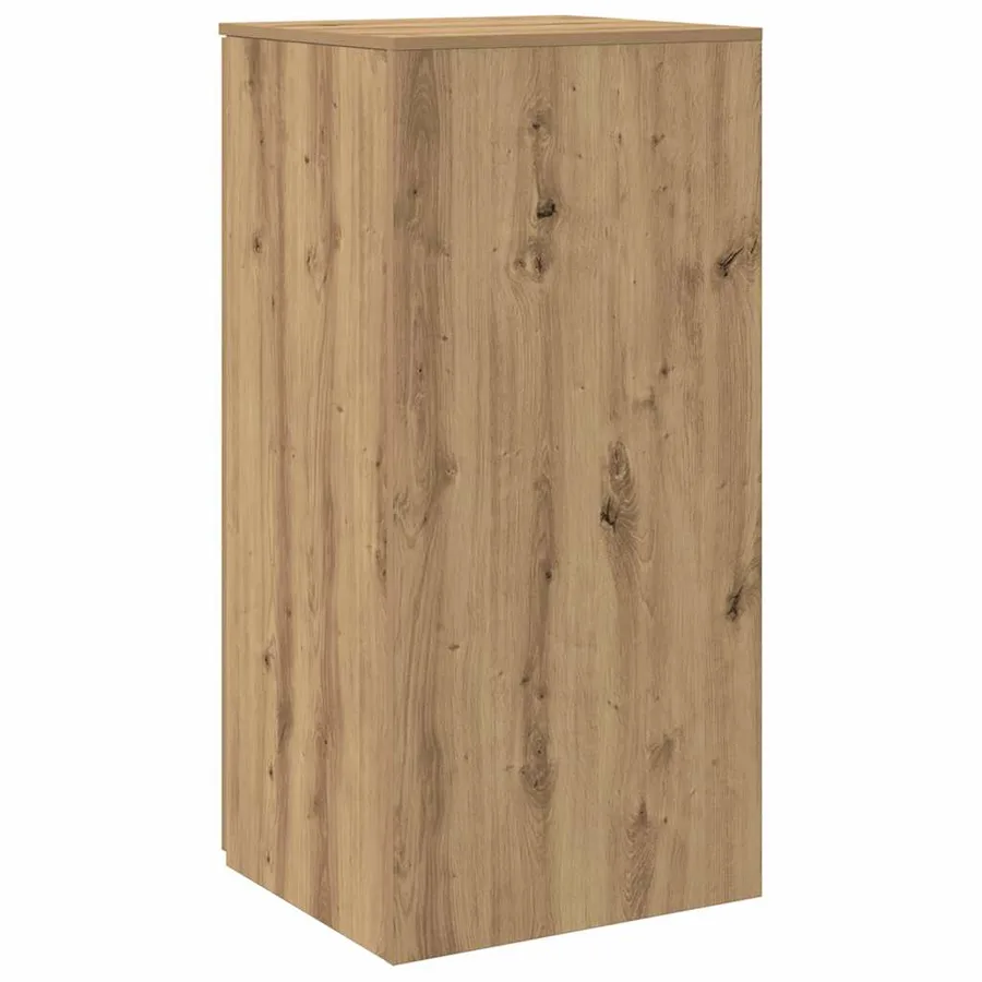 Armoire rangement chêne artisanal 50x45x103,5cm bois ingénierie - 6