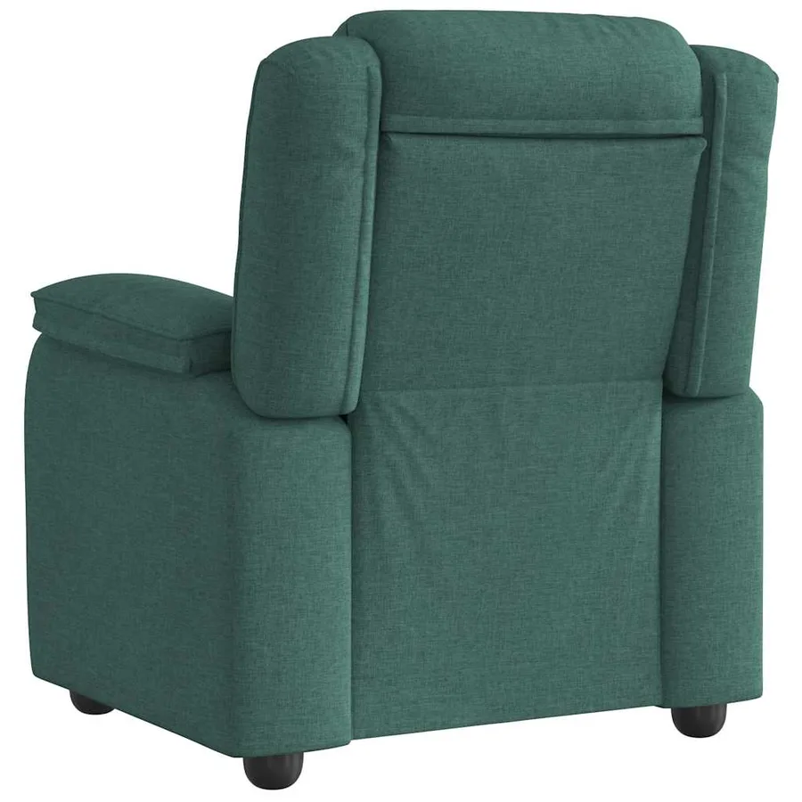 Fauteuil inclinable Vert foncé Tissu - 5