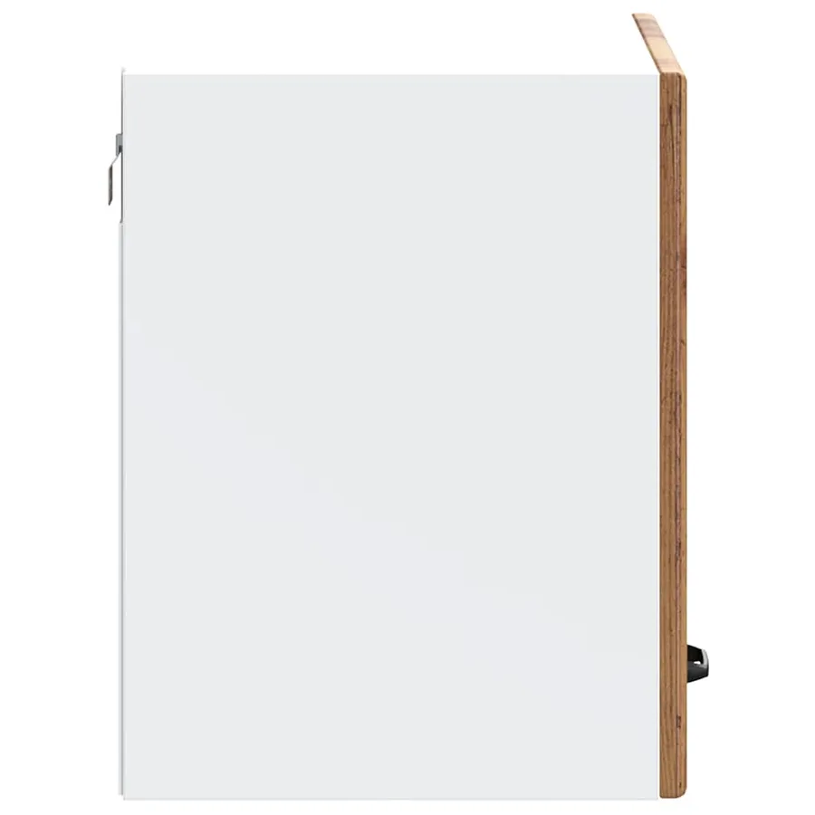 Armoire murale de cuisine Kalmar vieux bois bois d'ingénierie - 6