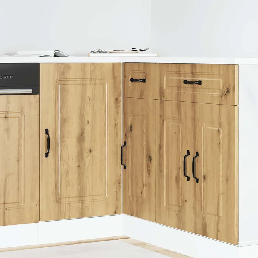 Armoire de cuisine Kalmar chêne artisanal bois d'ingénierie