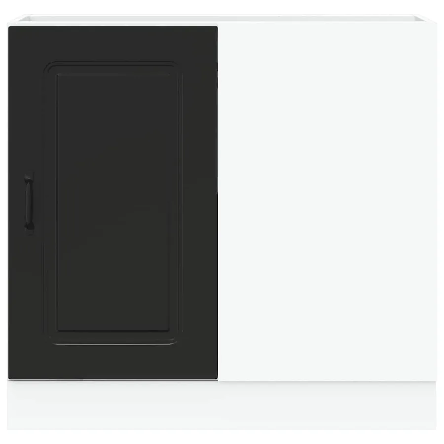Meuble bas de cuisine « Kalmar » Bois d'ingénierie noir - 4