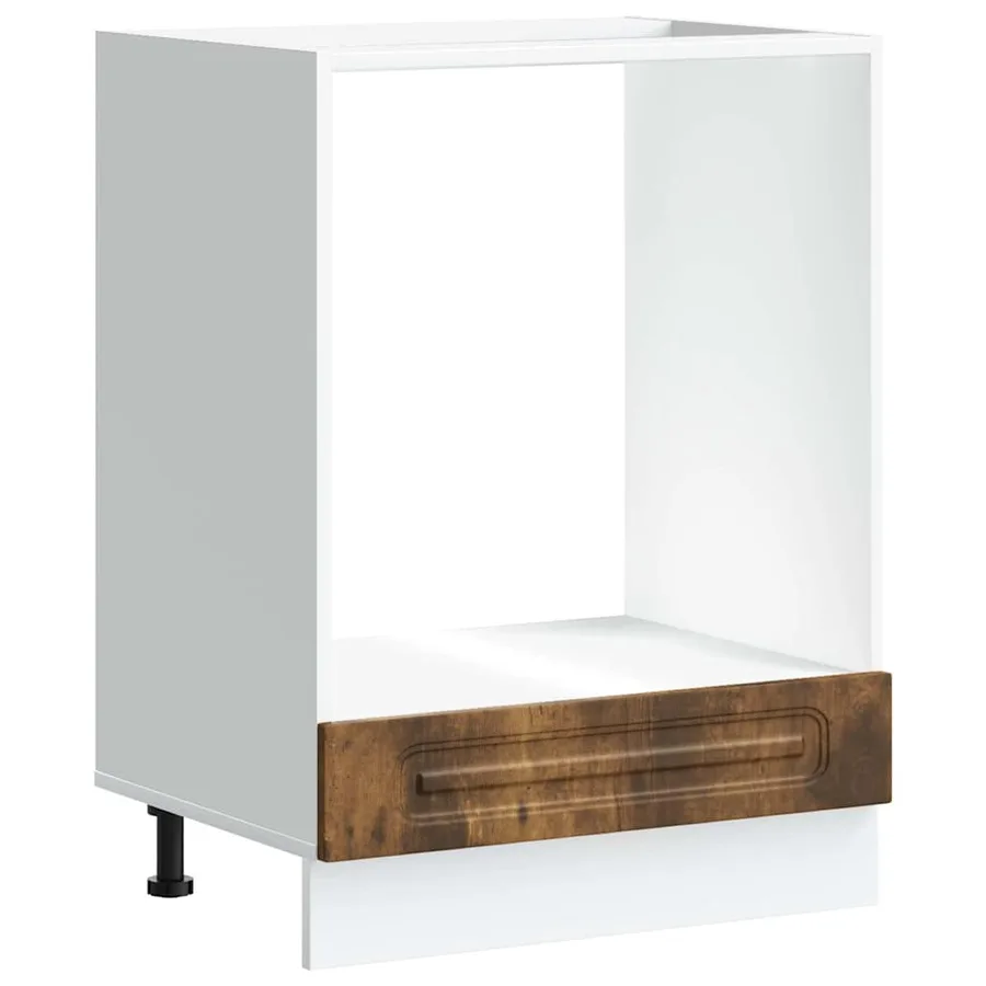 Armoire à four Kalmar chêne fumé bois d'ingénierie - 2