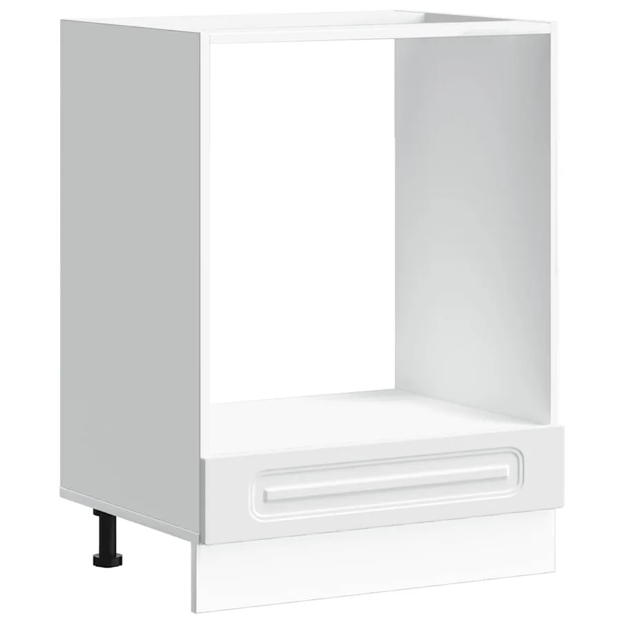 Armoire à four Kalmar blanc bois d'ingénierie - 2