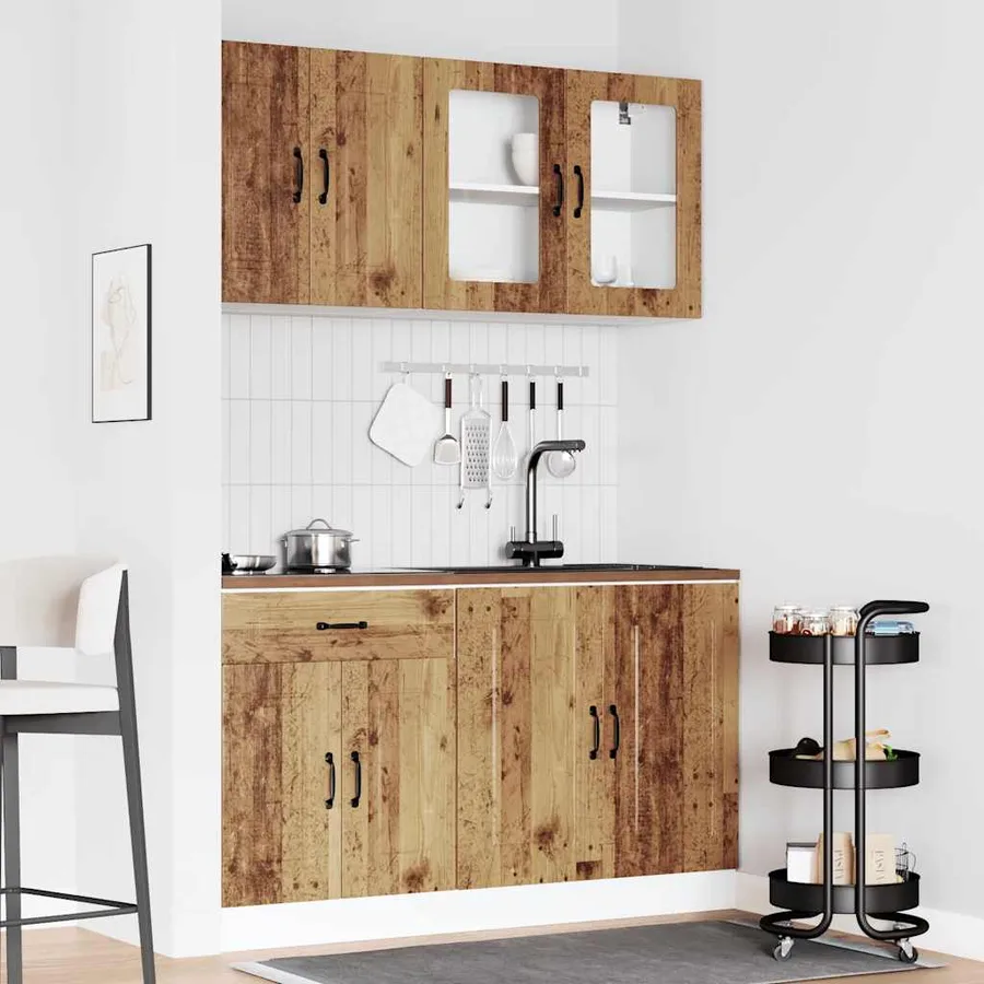 Ensemble d'armoires de cuisine 4 pcs Kalmar bois d'ingénierie - 3
