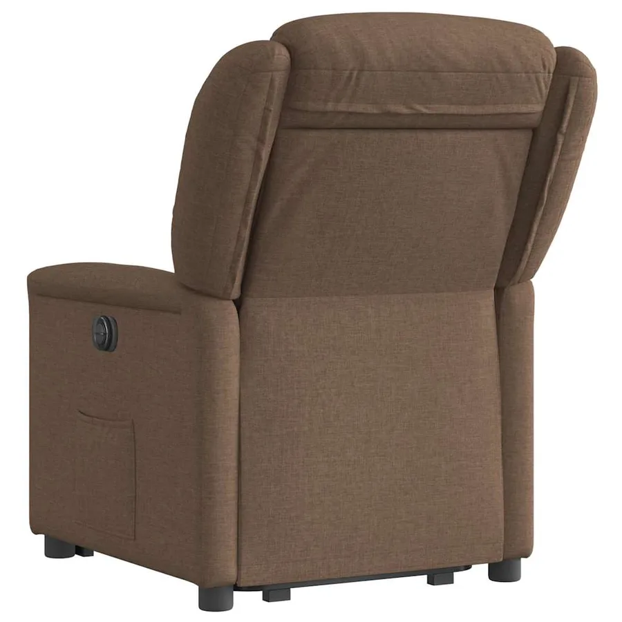 Fauteuil inclinable Marron Tissu - 7