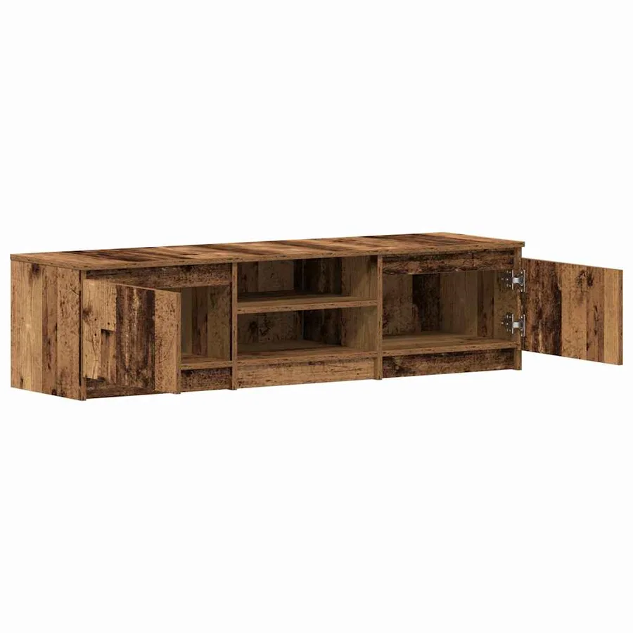 Meuble TV en bois ancien 140x40x36 cm bois d'ingénierie - 6
