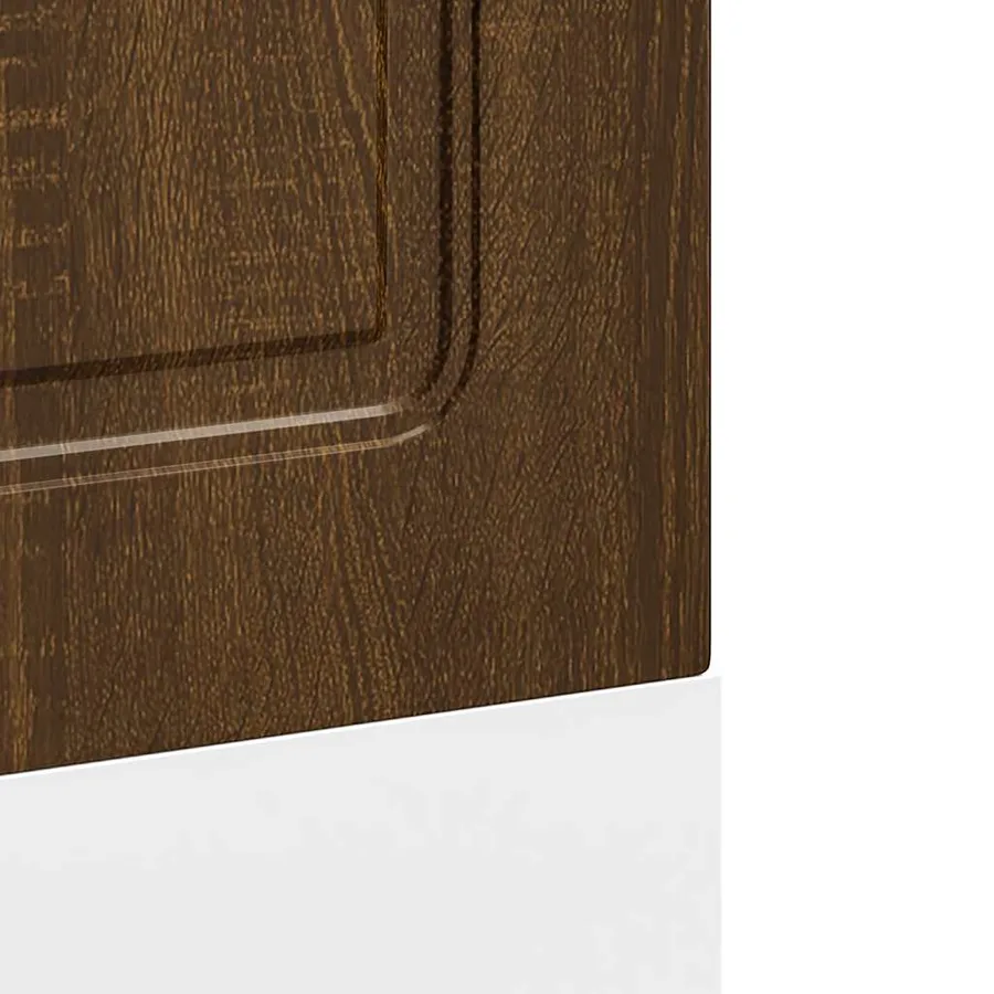 Panneau de lave-vaisselle Kalmar chêne marron 60x1,5x57 cm - 7