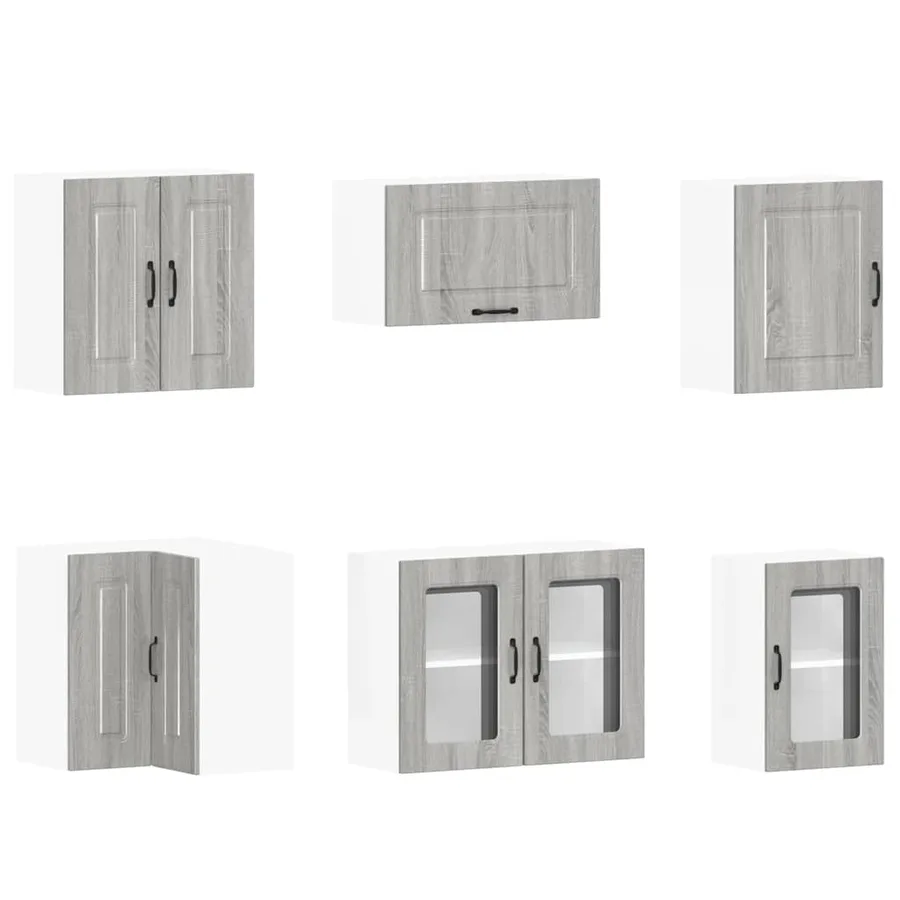Ensemble d'armoires de cuisine 11 pcs Kalmar bois d'ingénierie - 5