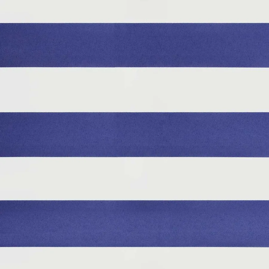 Auvent rétractable automatique bleu et blanc 5x3 m - 9