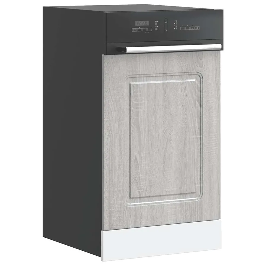 Panneau de lave-vaisselle Kalmar sonoma gris 45x1,5x57 cm